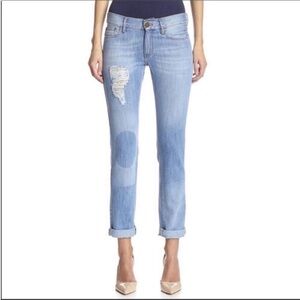 Etienne Marcel distressed ripped jeans Comfy
 Size 26 Ankle crop